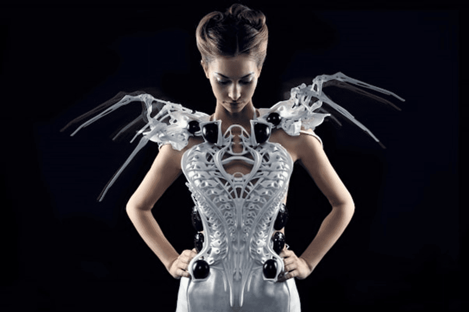 Julia Daviy's concept, 3D printed biodegradable cloth
